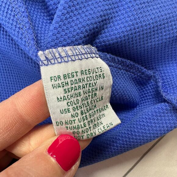 Masters Tech 1/2 Zip Pullover Mens Medium Blue Purple Performance Golf Casual - Picture 4 of 9